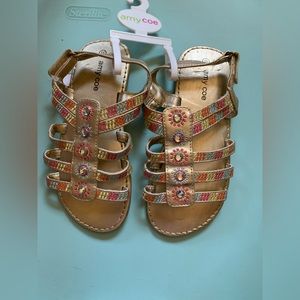 Cute little girl sandel